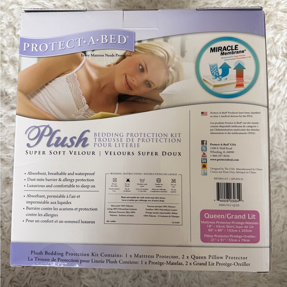 Plush Bedding Protection Kit - Queen - Picture 2 of 3